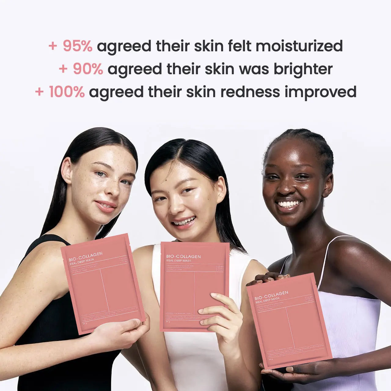 Bio-Collagen Face Mask Collagen Protein Hydrogel Soft Gel Mask Deep Moisturizing For Women Skin Care Products