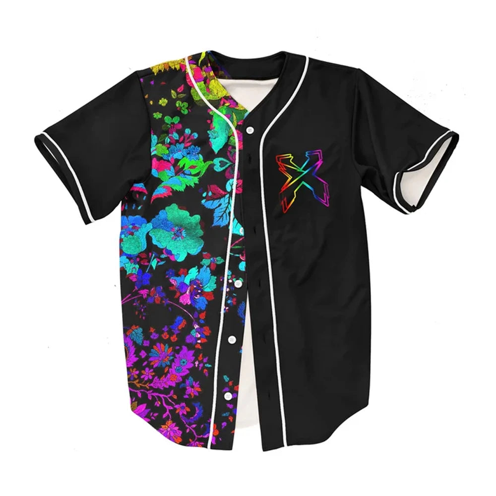 Excision Cosmic Bloom Rave Jersey – EDM Bass Drop 3D Festival Shirt for Hypnotic Headbangers & Fashion Anarchists - Premium jersey from Lizard Vigilante - Just $38.88! Shop now at Lizard Vigilante