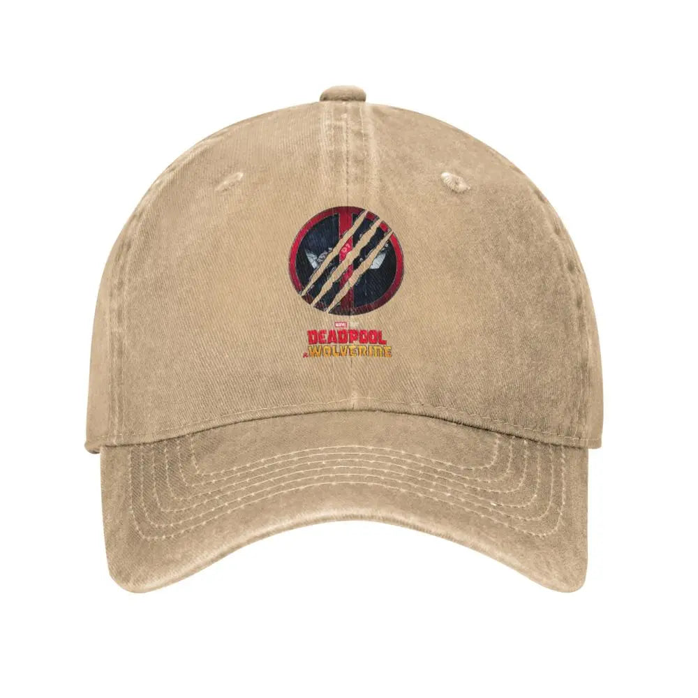 Deadpool & Wolverine Movie Logo Baseball Cap Outdoor Sports y2k Cool Trucker Hat Men Adult Fashion Designer Baseball Caps - Premium  from Lizard Vigilante - Just $13.99! Shop now at Lizard Vigilante