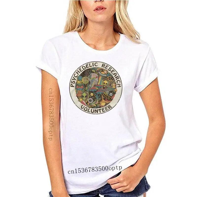 Psychedelic Research Mens Womens T Shirt Funny Print T-Shirt Hip Hop 90S Tshirt Female Clothes Fashion Top Tees - Lizard Vigilante