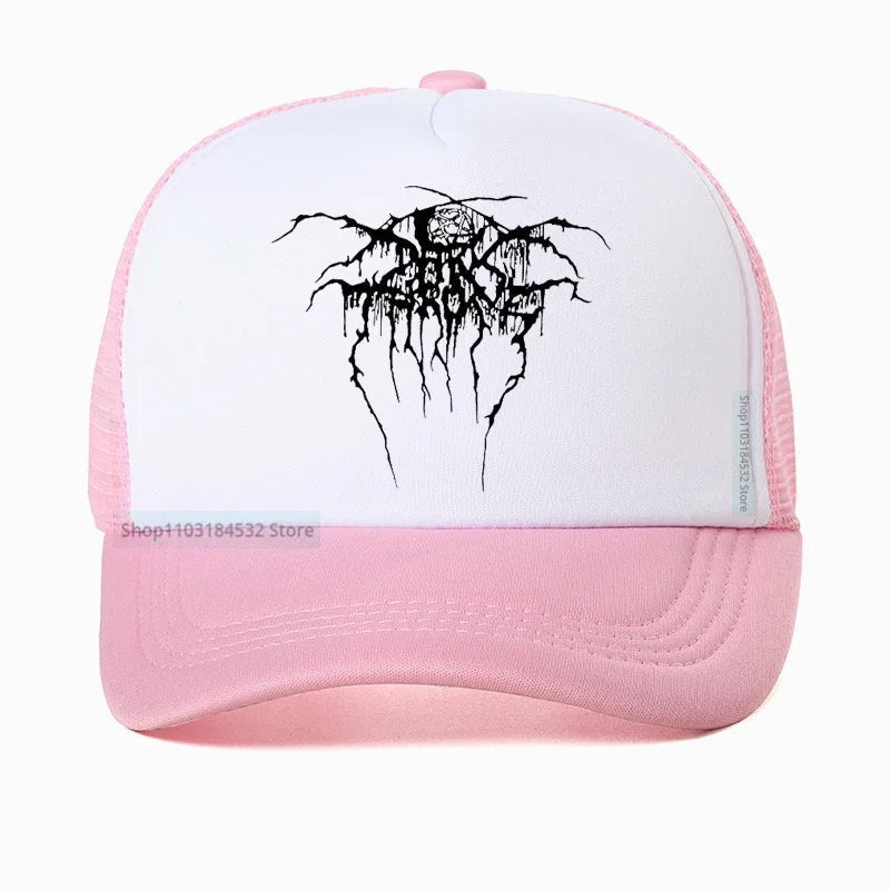 Into the Abyss: Darkthrone Baseball Cap - Premium Baseball cap from Lizard Vigilante - Just $23.88! Shop now at Lizard Vigilante