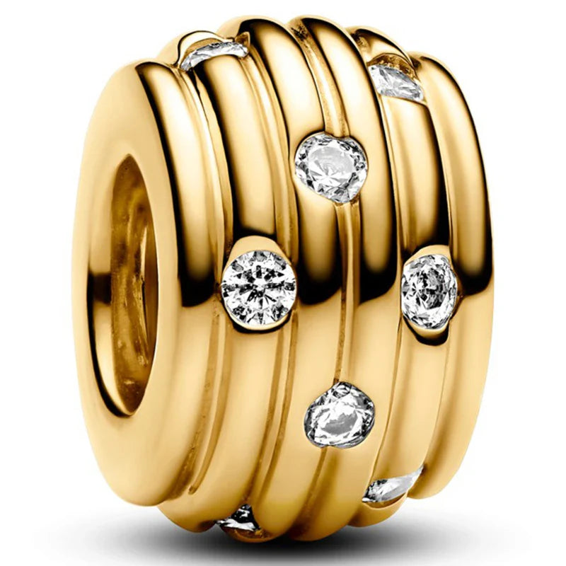 925 Silver Valentine's Day Snake Year Series Pendant Suitable for 925 Sterling Silver Original Women's Bracelet DIY Jewelry Gift