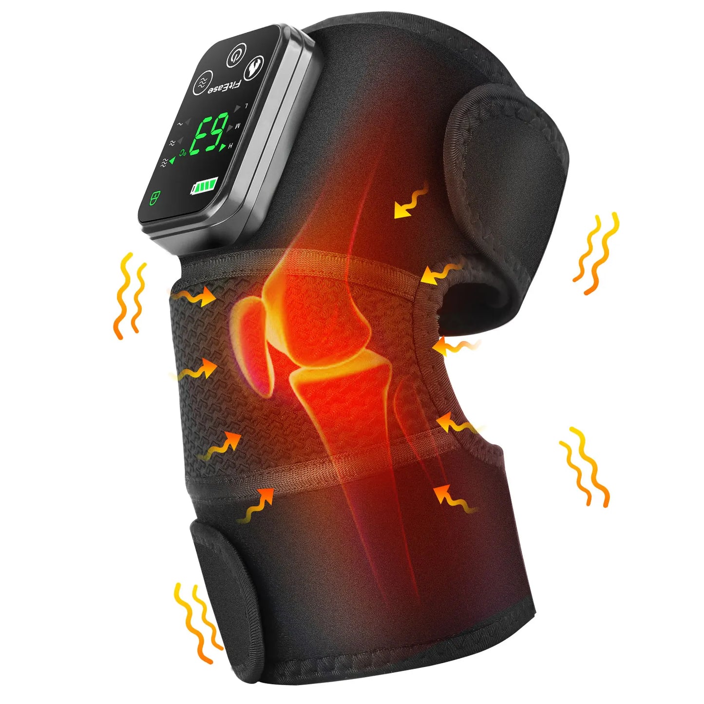 Electric Heating Knee Massager Joint Elbow Knee Pad Shoulder Pad Vibration Knee Shoulder Massage Health Care - Premium  from Lizard Vigilante - Just $23.99! Shop now at Lizard Vigilante