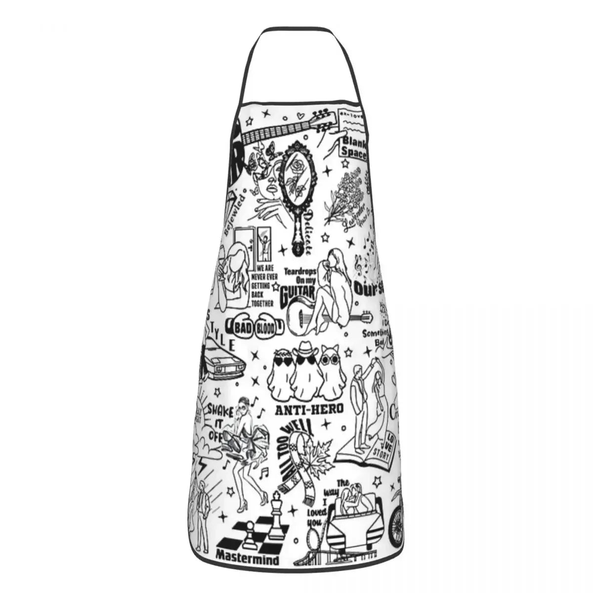 Taylor Swift Eras: Stylish and Functional Aprons for Fans - Premium Apron from Lizard Vigilante - Just $28.88! Shop now at Lizard Vigilante