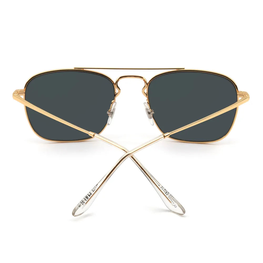 JM EdgeForce Square Sunglasses for Men & Women – Metal Frame UV400 Protection, Rock & Roll Ready - Premium shades from dsers - Just $36.99! Shop now at Lizard Vigilante