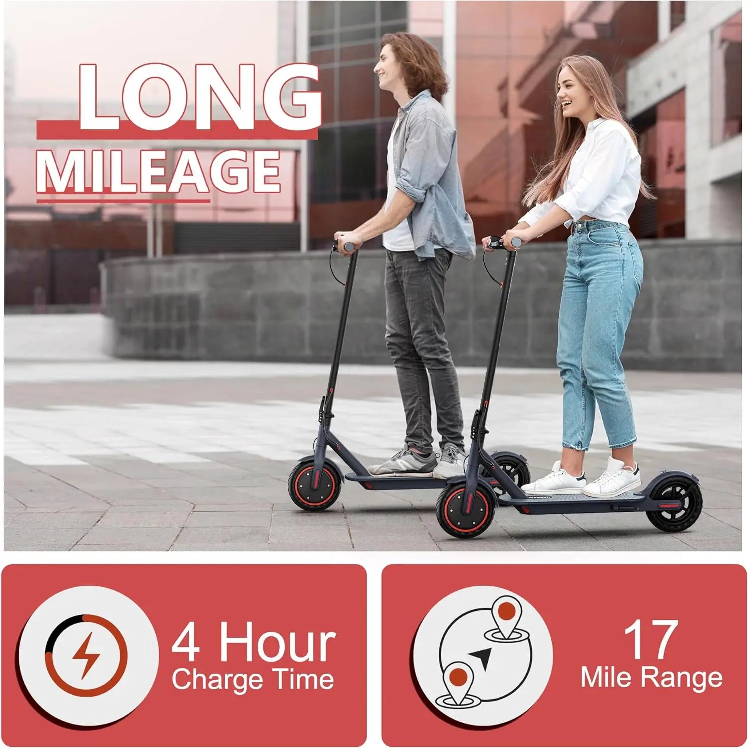 V1 Electric Scooter for Adults, 8.5" Tires, 19Mph Top Speed, 350W Motor, Max 21 Miles Long Range, Folding E-Scooter Dual Braking - Premium  from Lizard Vigilante - Just $363.99! Shop now at Lizard Vigilante