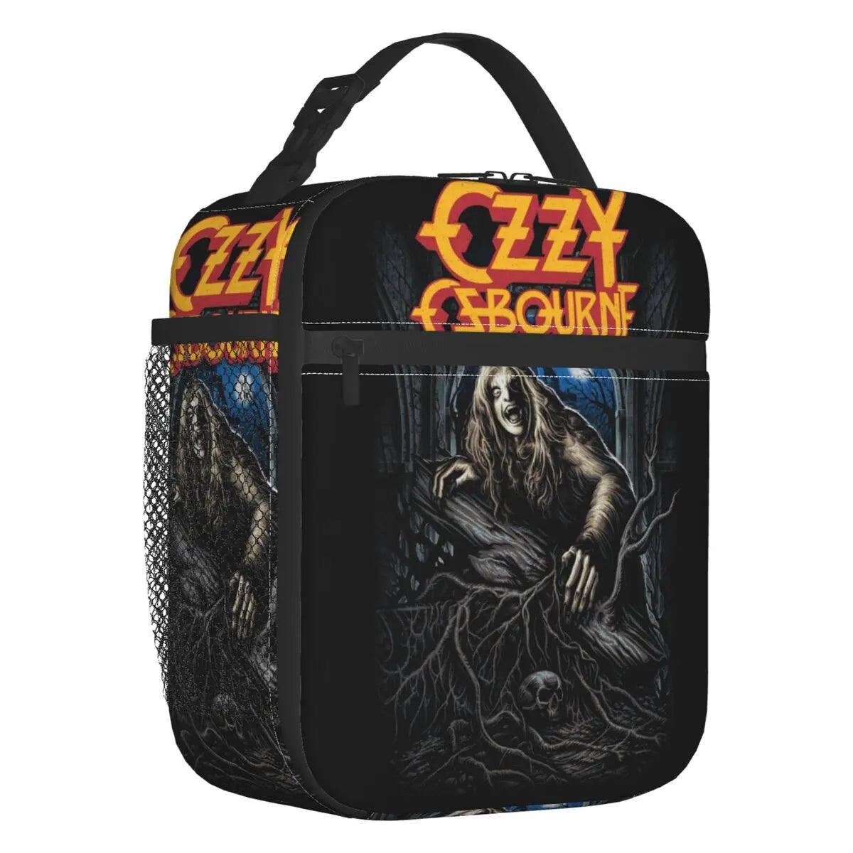 Ozzy Osbourne Heavy Metal Band Rock Lunch Bag Women Thermal Cooler Prince Of Darkness Insulated Lunch Boxes for  School - Premium cooler bag from Lizard Vigilante - Just $21.99! Shop now at Lizard Vigilante