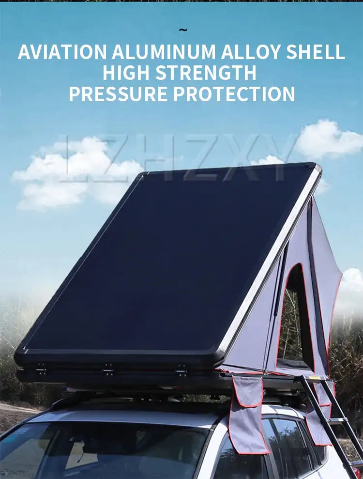 Hot Selling Cheap Traveling Waterproof Hard Shell Camp Outdoor Car Roof Top Tent with Aluminum Frame