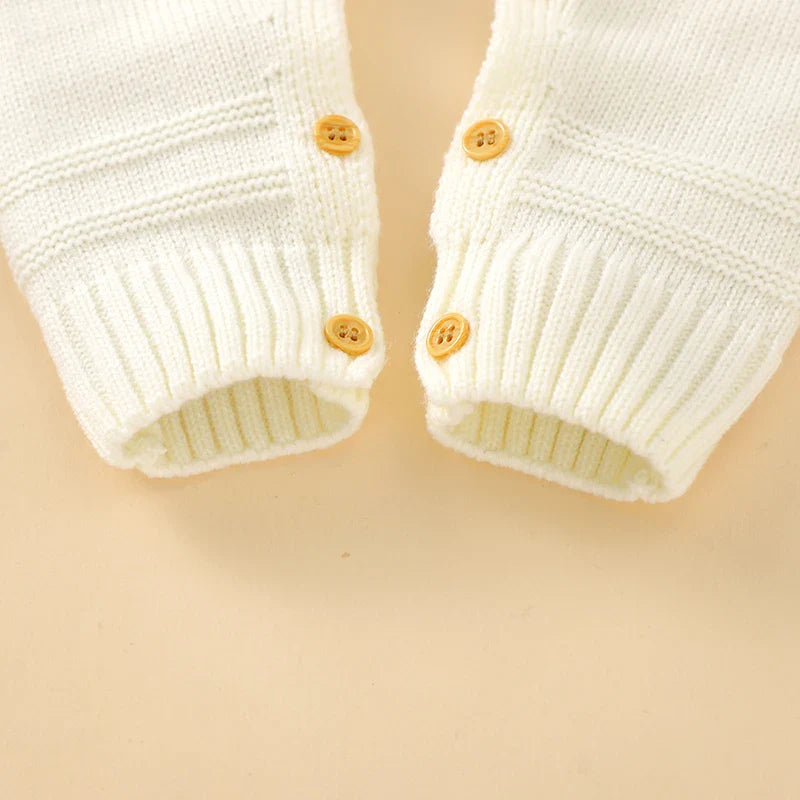 Spring Baby Rompers Long Sleeve Rabbit Knit Newborn Boy Girl Easter Jumpsuits Playsuits One Piece Infant Unisex Overalls Clothes