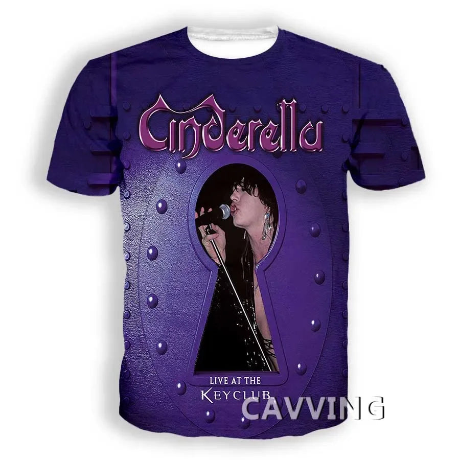 Cinderella Rock 3D Print Tee – Fierce Harajuku Vibes for Rebels & Royalty, Men’s & Women’s Summer Casual Streetwear - Premium tee from dsers - Just $10.99! Shop now at Lizard Vigilante