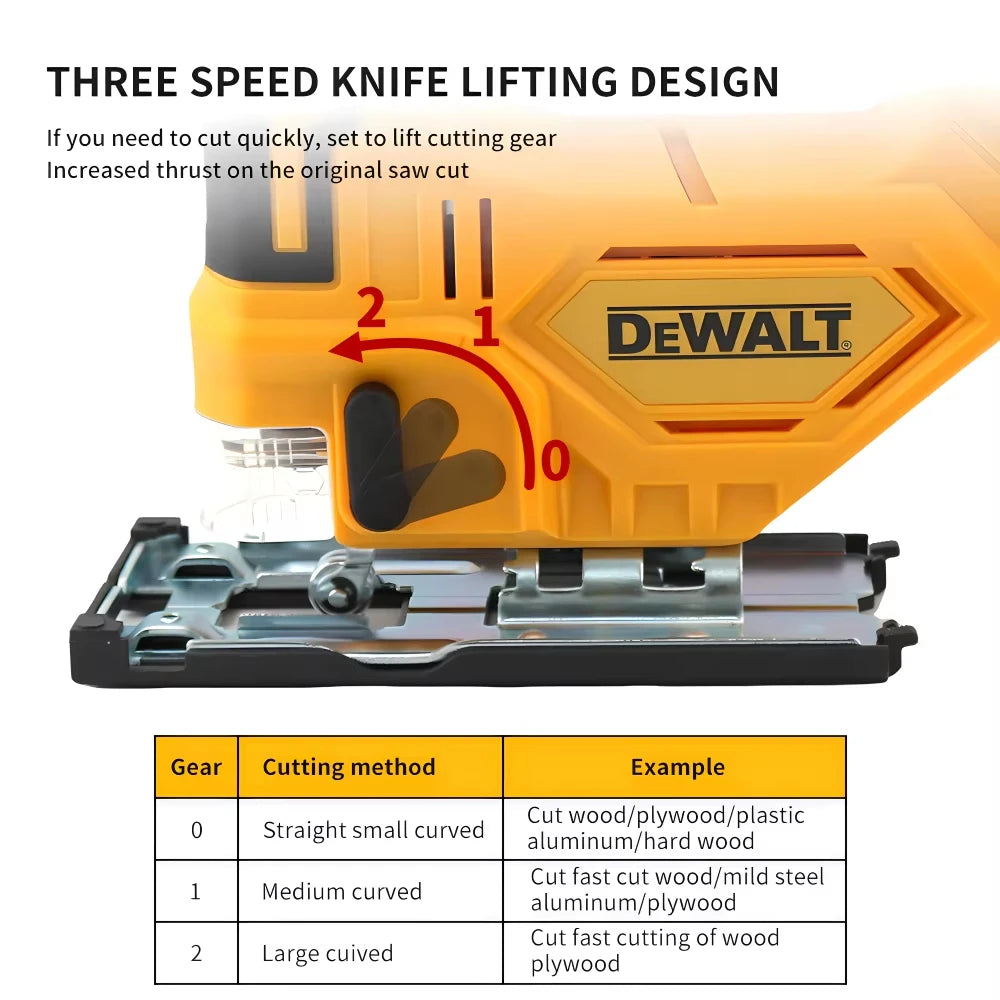 DEWALT 2700RPM Brushless Cordless Jigsaw – Portable, Multifunctional Electric Saw for Woodworking & Precision Cutting - Premium jigsaw from Lizard Vigilante - Just $88.88! Shop now at Lizard Vigilante