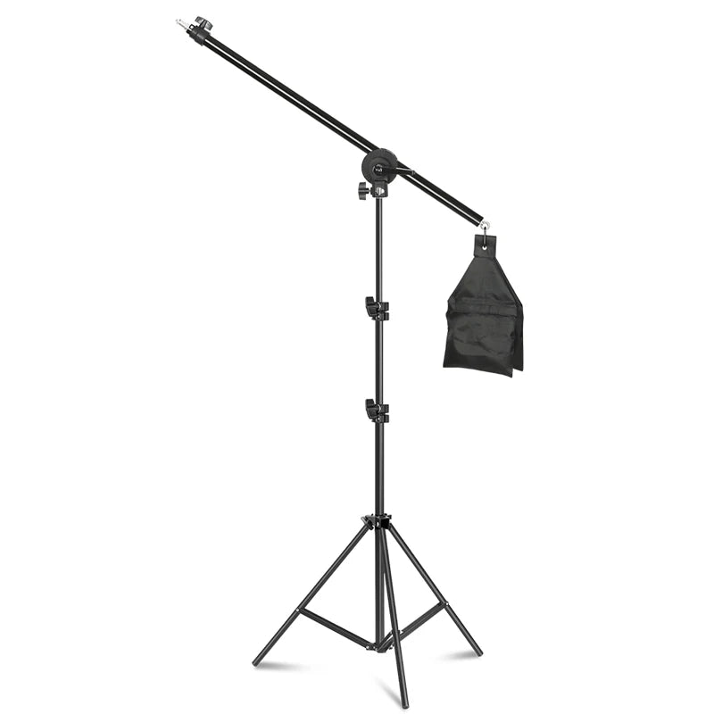 Studio Photo Telescopic Boom Arm Top Light Stand With Sandbag for Speedlite /Mini Flash Strobe /Softbox/LED Video - Premium boom from Lizard Vigilante - Just $31.99! Shop now at Lizard Vigilante