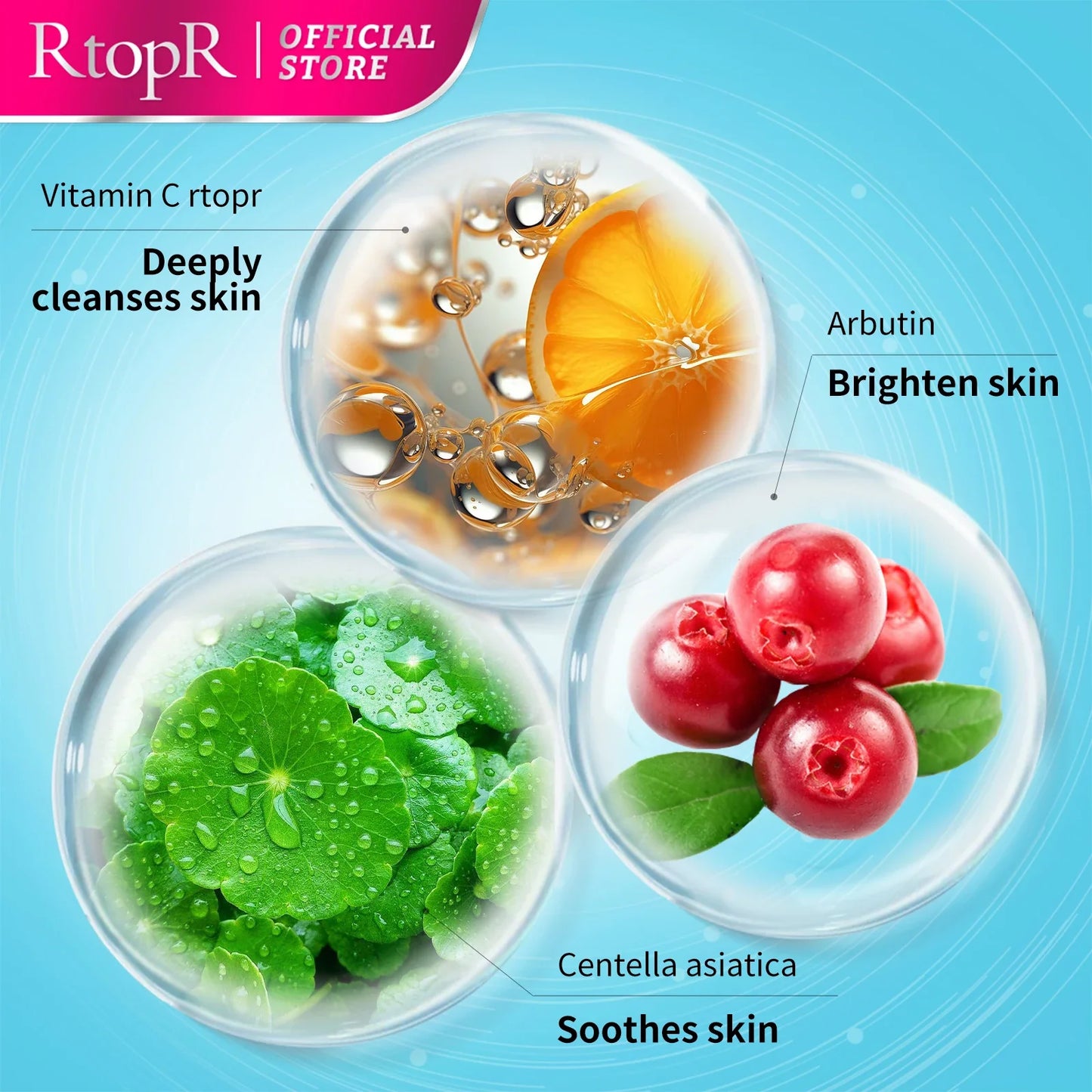 Vitamin C Face Cleanser Deep Cleansing Acne Oil Control Cleans Pores Whitening Skin Cleanses Cuticle Skin Care Face Cleansing