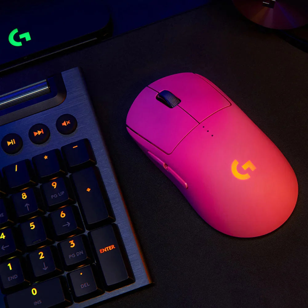 Logitech G PRO X Superlight Wireless Gaming Mouse 16K DPI Sensor Pink Wireless Gaming Mouse 25K HERO Mechanical Gaming Mouse
