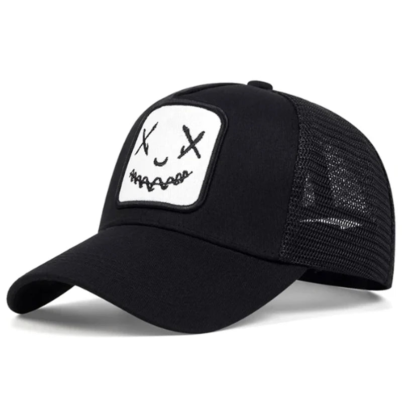 Unisex XX Embroidery Mesh Baseball Cap – Adjustable Sunscreen Hat for Casual Outdoor Travel - Premium hat from Lizard Vigilante - Just $25.99! Shop now at Lizard Vigilante