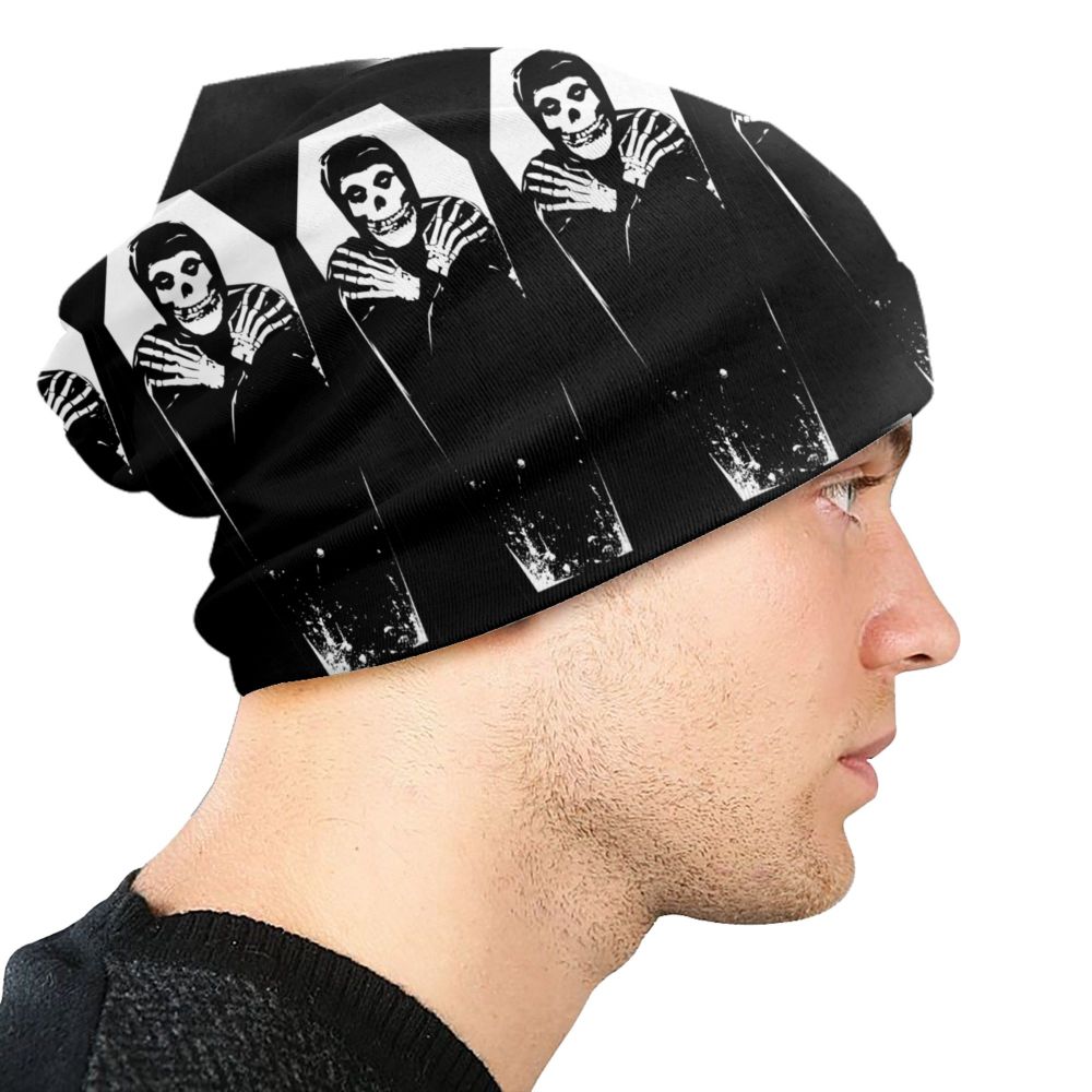 Misfits Horror Punk Rock Knit Beanie – Unisex Winter Skull Cap for Men & Women - Premium beanie from dsers - Just $19.99! Shop now at Lizard Vigilante