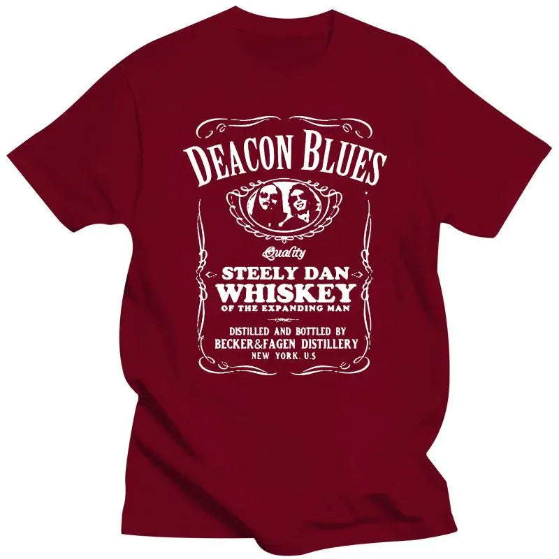 Steely Dan Whiskey Deacon Blues T-Shirt: Classic Retro Design - Premium T-Shirt from Lizard Vigilante - Just $23.89! Shop now at Lizard Vigilante