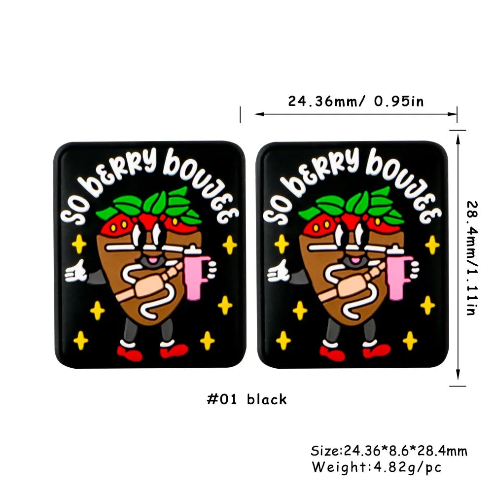 Kovict 5/10Pcs New Focal Silicone Beads Easter Series Bead For Jewelry Making DIY  KeyChain Bracelet Necklace Pen Accessories