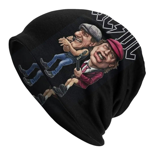 Australian Band Star AC/DC Beanies Caps - Unisex Outdoor Winter Warm Knit Hat - Premium beanie from Lizard Vigilante - Just $23.88! Shop now at Lizard Vigilante