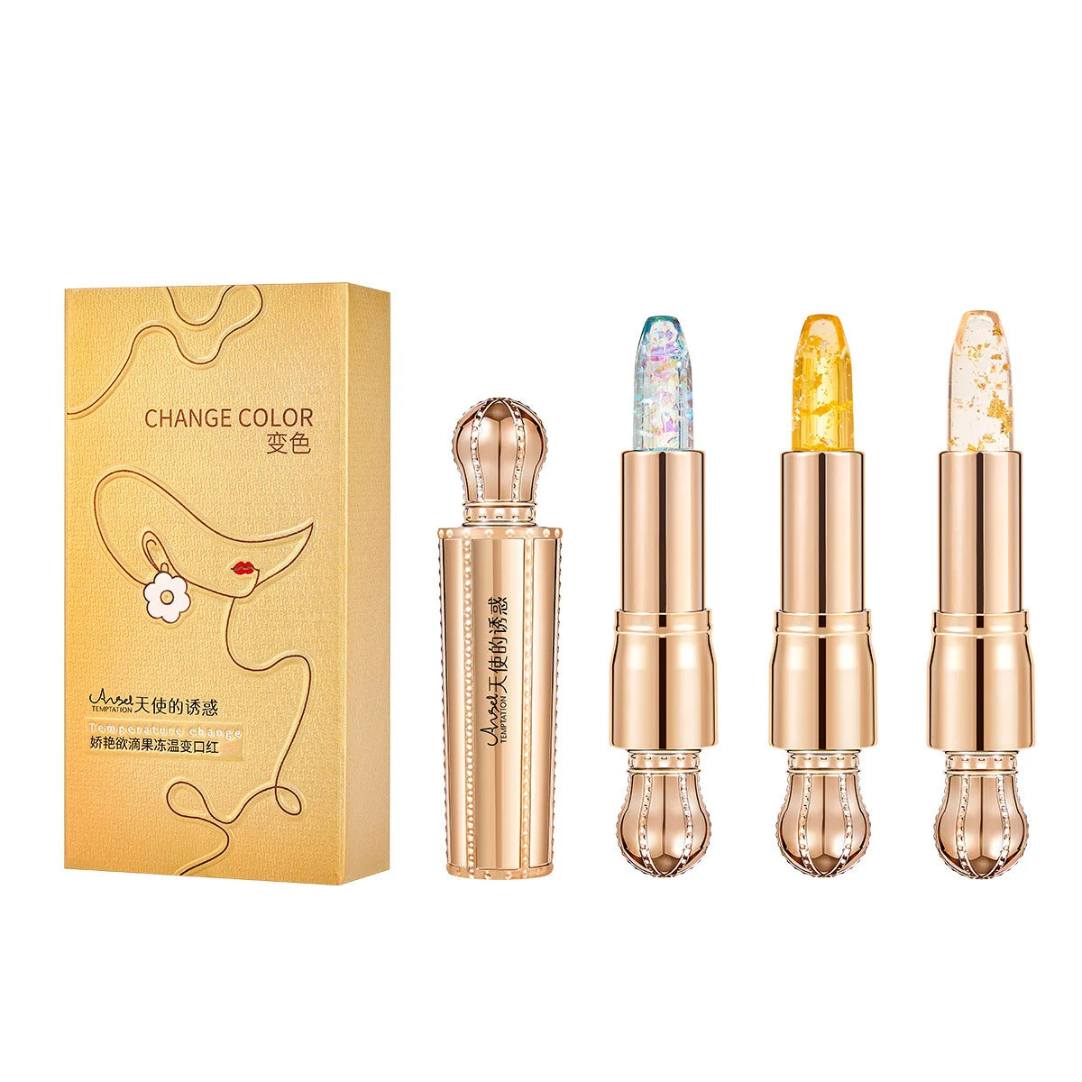 Magical Lipstick That Changes Color with Temperature and Keeps Lips Hydrated and Luscious