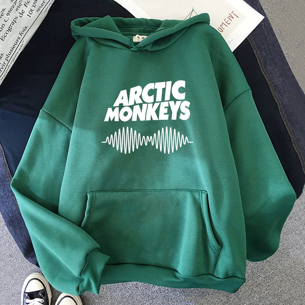 Arctic Monkeys Graphic Hoodie | Men & Women Fashion Streetwear Cozy Casual Coat for Boys & Girls | Rock & Music Lover's Hoodie - Premium Long-sleeve hoodie from Lizard Vigilante - Just $38.88! Shop now at Lizard Vigilante