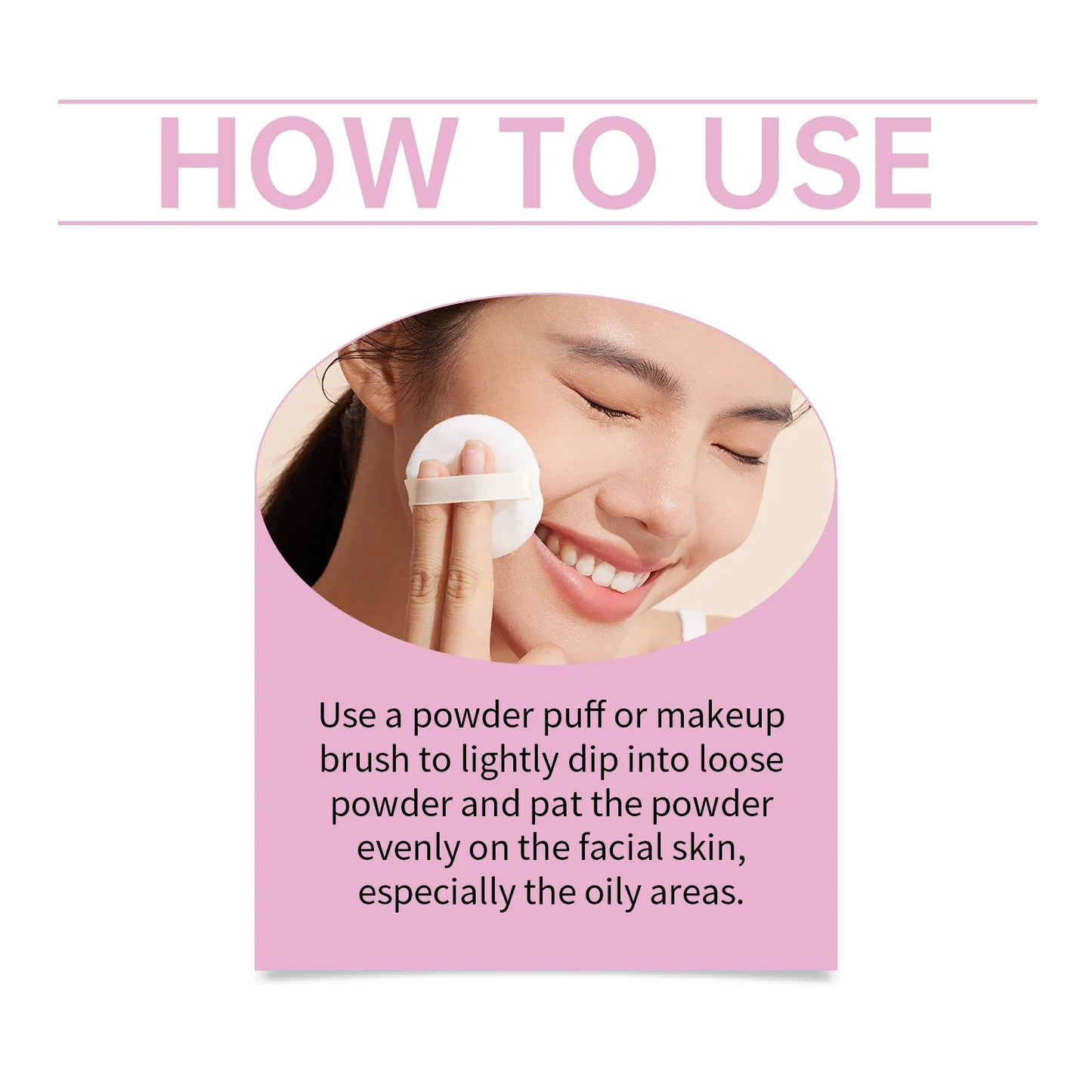 Setting Loose Powder - Natural, Lightweight, Oil-Control, Matte, Breathable, Refreshing & Non-Greasy Facial Setting Powder