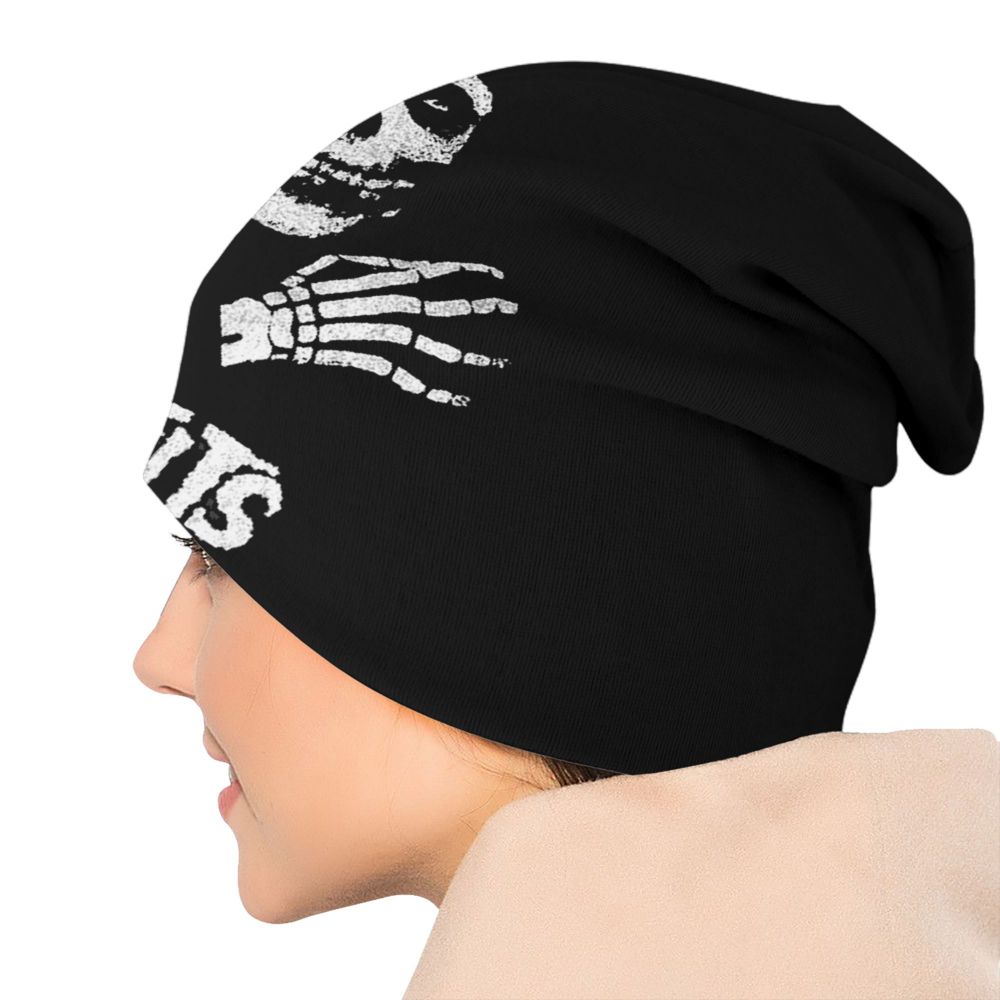 Misfits Horror Punk Rock Knit Beanie – Unisex Winter Skull Cap for Men & Women - Premium beanie from dsers - Just $19.99! Shop now at Lizard Vigilante