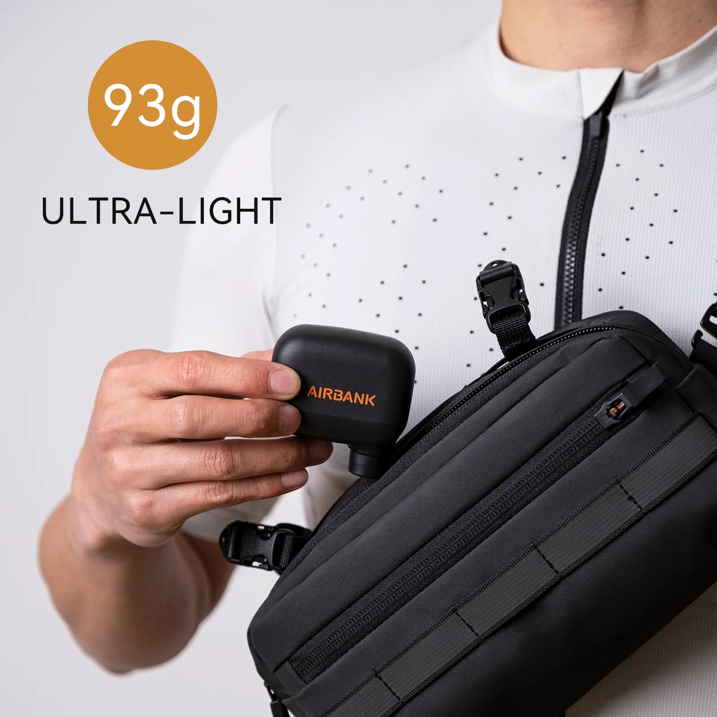 AIRBANK Pocket SE Mini Electric Pump – Ultra Compact Cordless Bike Compressor 2025 Fast Charge Edition