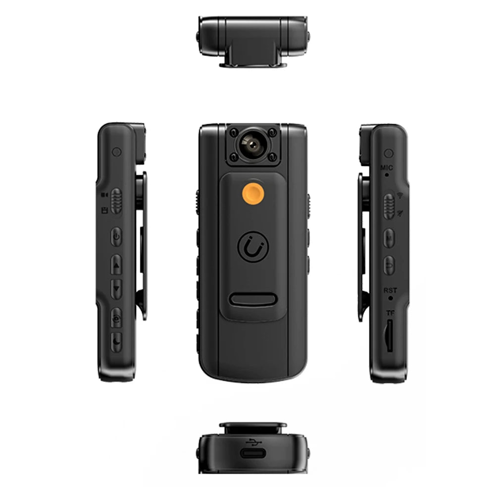 4K 1080P HD WiFi Mini Camera with Infrared Night Vision – Handheld Portable Camera with 180° Rotating Lens, Smart Car Recorder & Law Enforcement Device - Premium camera from Lizard Vigilante - Just $21.99! Shop now at Lizard Vigilante