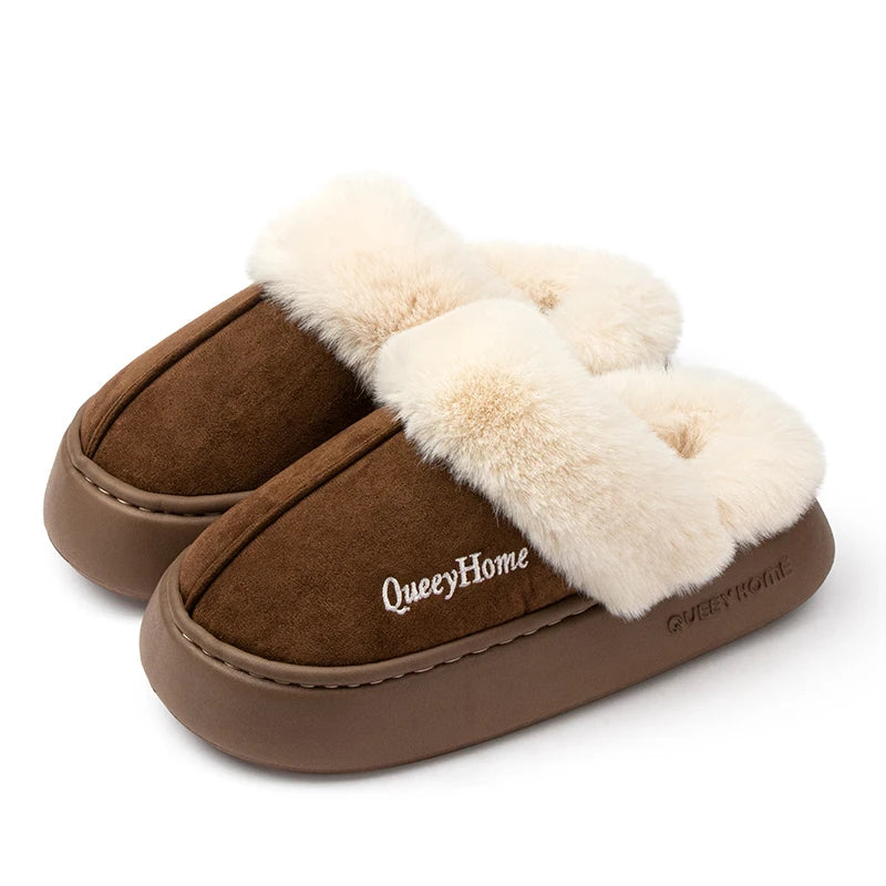 Winter Cotton Slippers | Warm Plush Indoor-Outdoor Shoes for Women & Men | Versatile Flat-Bottom Design with Anti-Slip Soles - Premium slippers from Lizard Vigilante - Just $28.88! Shop now at Lizard Vigilante