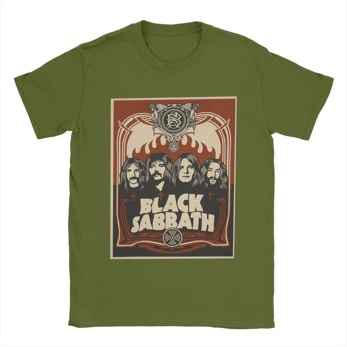 New Arrival Men Women Vintage Black Sabbaths Band Poster T Shirt Apparel Heavy Metal Pure Cotton T-shirt Clothing Novelty Tees - Premium tee from Lizard Vigilante - Just $21.99! Shop now at Lizard Vigilante