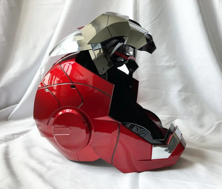 New AutoKing 1:1 Mk5 Iron Man Helmet Cosplay Voice Control Eyes with Light Model Toys for Adult Electric Wearable Christmas Gift - Premium  from Lizard Vigilante - Just $199.99! Shop now at Lizard Vigilante