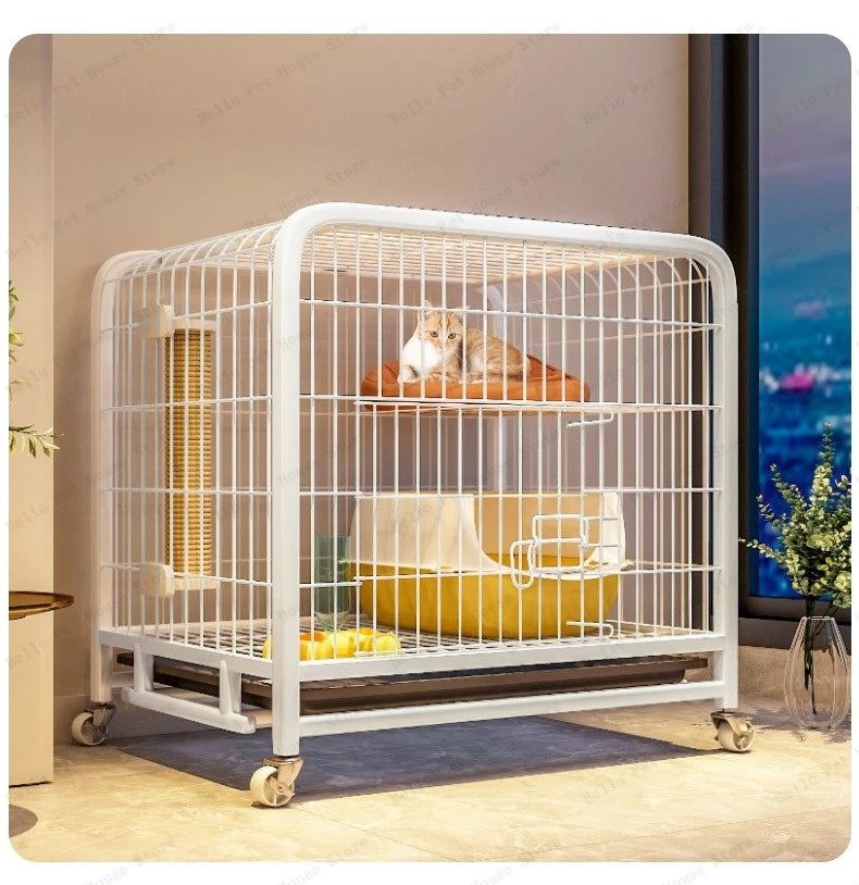 Cathedral of Chaos — Multi-Level Iron Fortress Cat Villa for Feral Royalty & Streetwise Legends