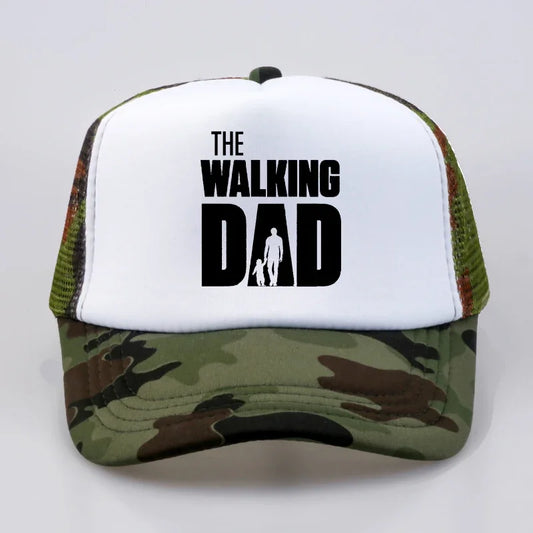 The Walking Dad Funny Fathers Day Trucker Hat Adjustable Summer Baseball Cap