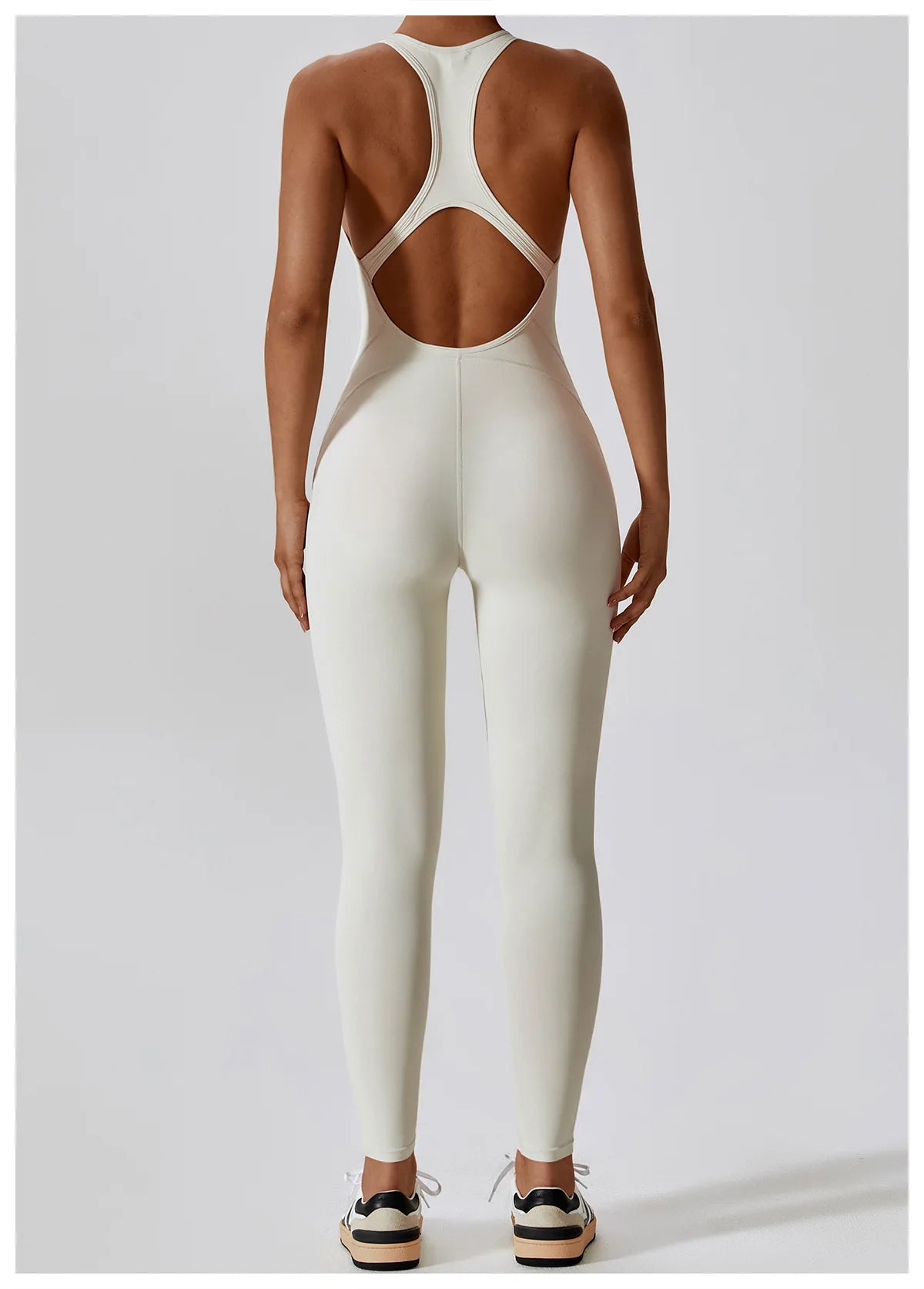 Seamless Yoga Jumpsuit - All-in-One Workout Outfit for Women - Premium bodysuit from Lizard Vigilante - Just $38.88! Shop now at Lizard Vigilante