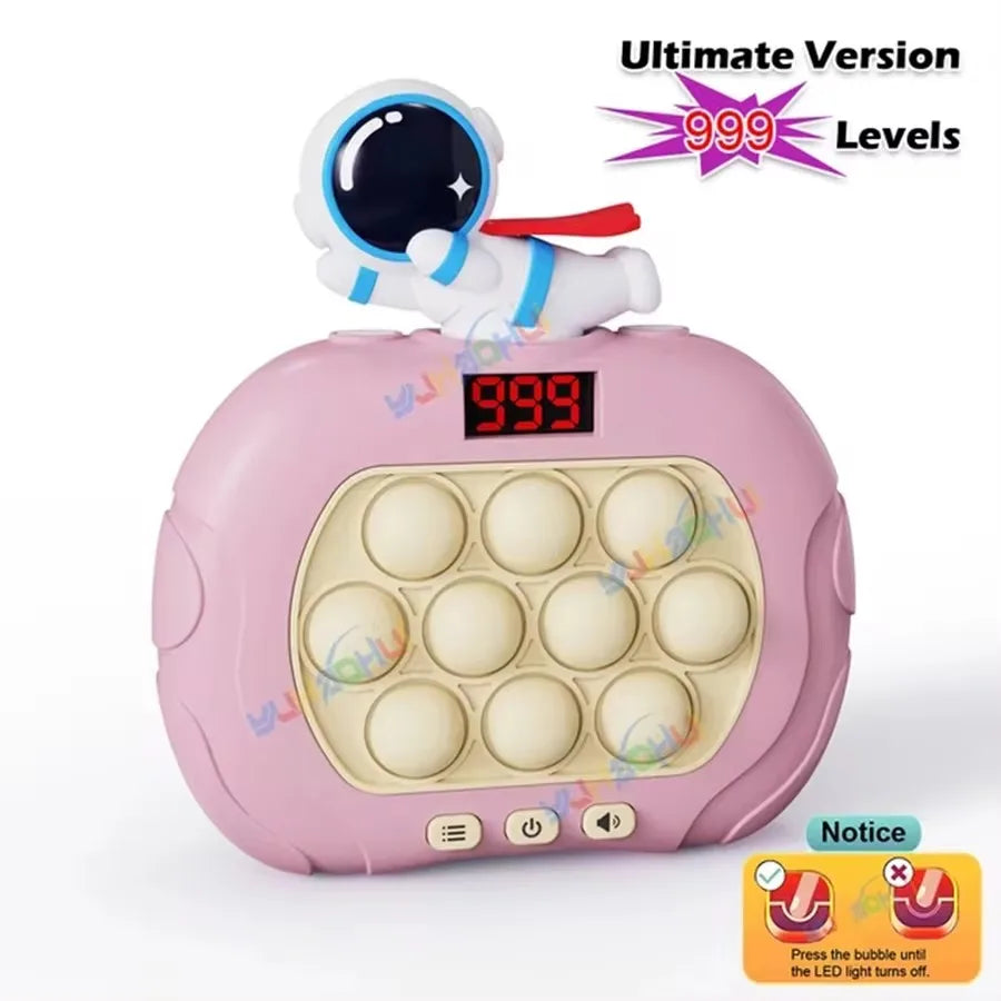 999 Levels Electronic Pop Light Quick Push Game Console - Premium game from Lizard Vigilante - Just $19.88! Shop now at Lizard Vigilante