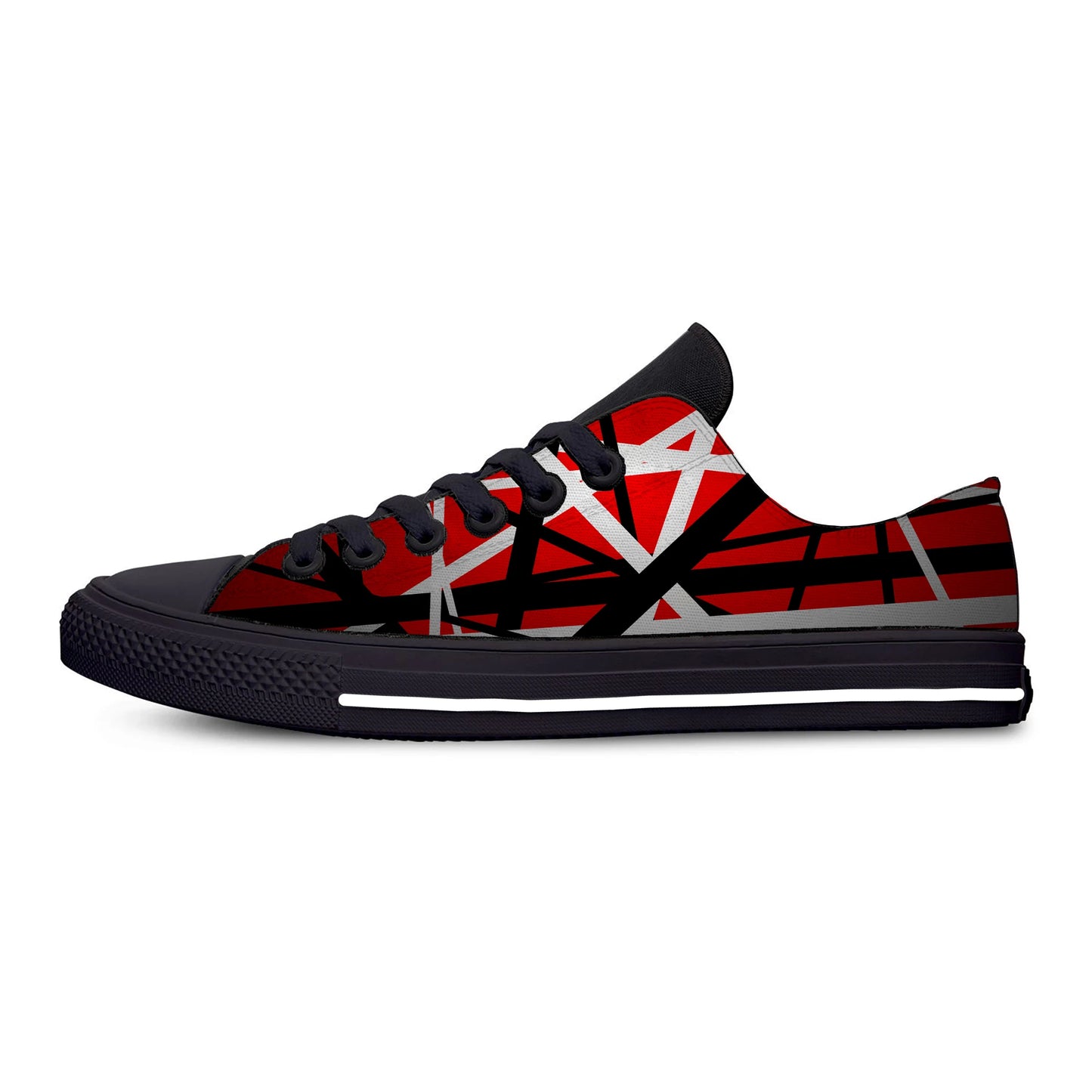 Van EVH 5150 Stripes Halen Summer Lightweight Canvas Sneakers – Breathable, Casual, Lace-Up Shoes for Men and Women - Premium sneakers from Lizard Vigilante - Just $53.88! Shop now at Lizard Vigilante