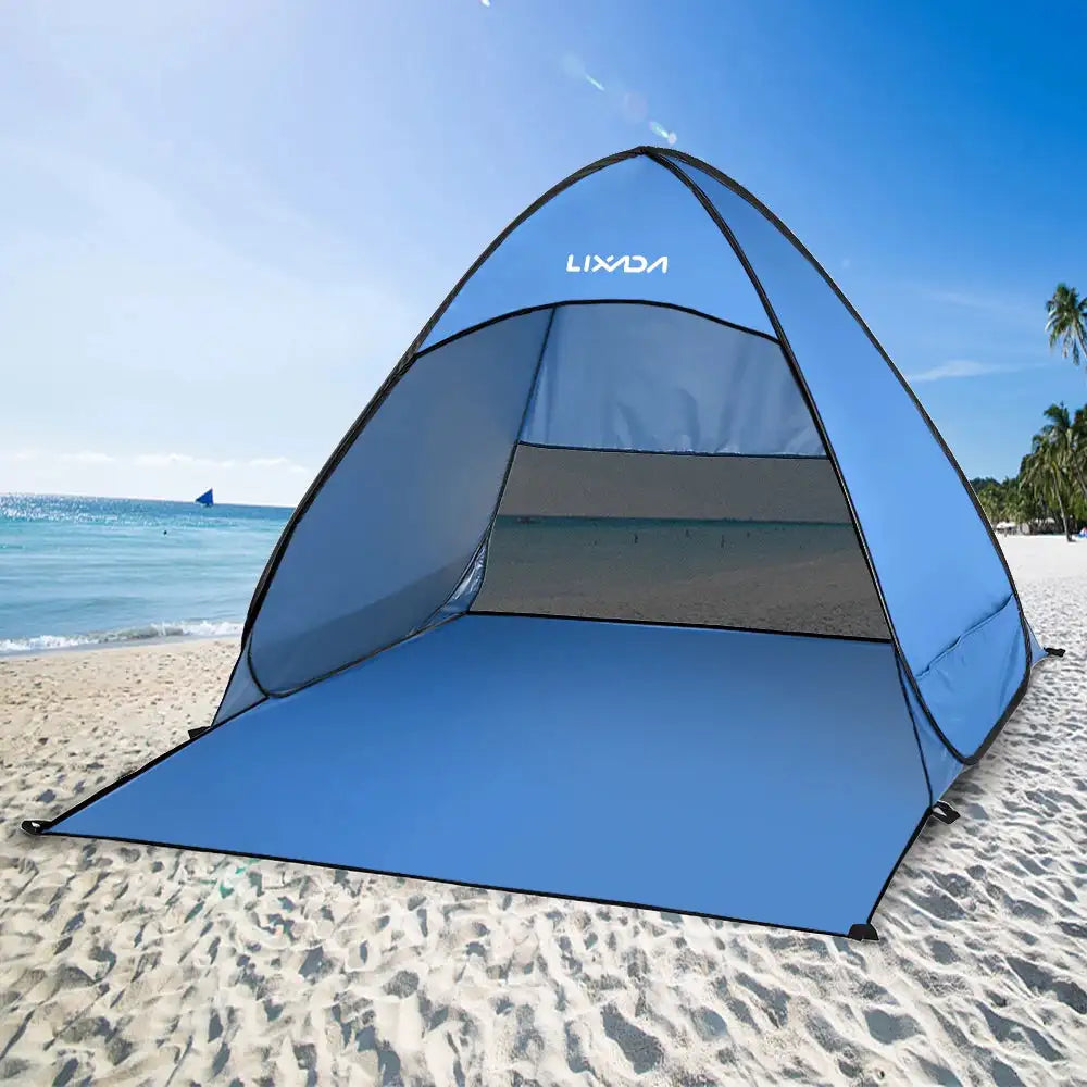 Lixada Automatic Instant Pop Up Beach Tent Lightweight Outdoor UV Protection Camping Fishing Tent Cabana Sun Shelter