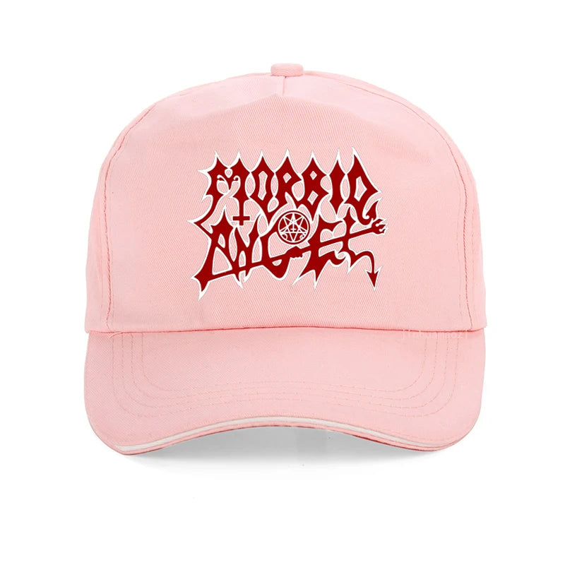 Morbid Angel Metal Gothic Rock Band Men's Custom Print Baseball Cap - Cool Casual Solid Sunhat Adjustable Snapback Hat - Premium hats from Lizard Vigilante - Just $23.88! Shop now at Lizard Vigilante