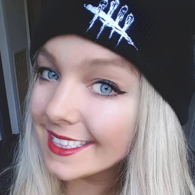 MacMillan’s Last Laugh Knit Beanie – horror-game heat for street & stage