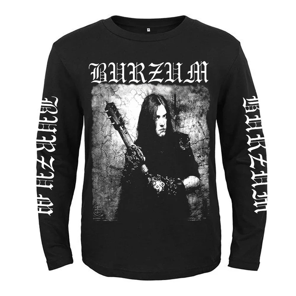 Burzum Heavy Metal Band Printed Long Sleeve T-Shirt For Fans of Metal - Premium T-Shirt from Lizard Vigilante - Just $24.99! Shop now at Lizard Vigilante