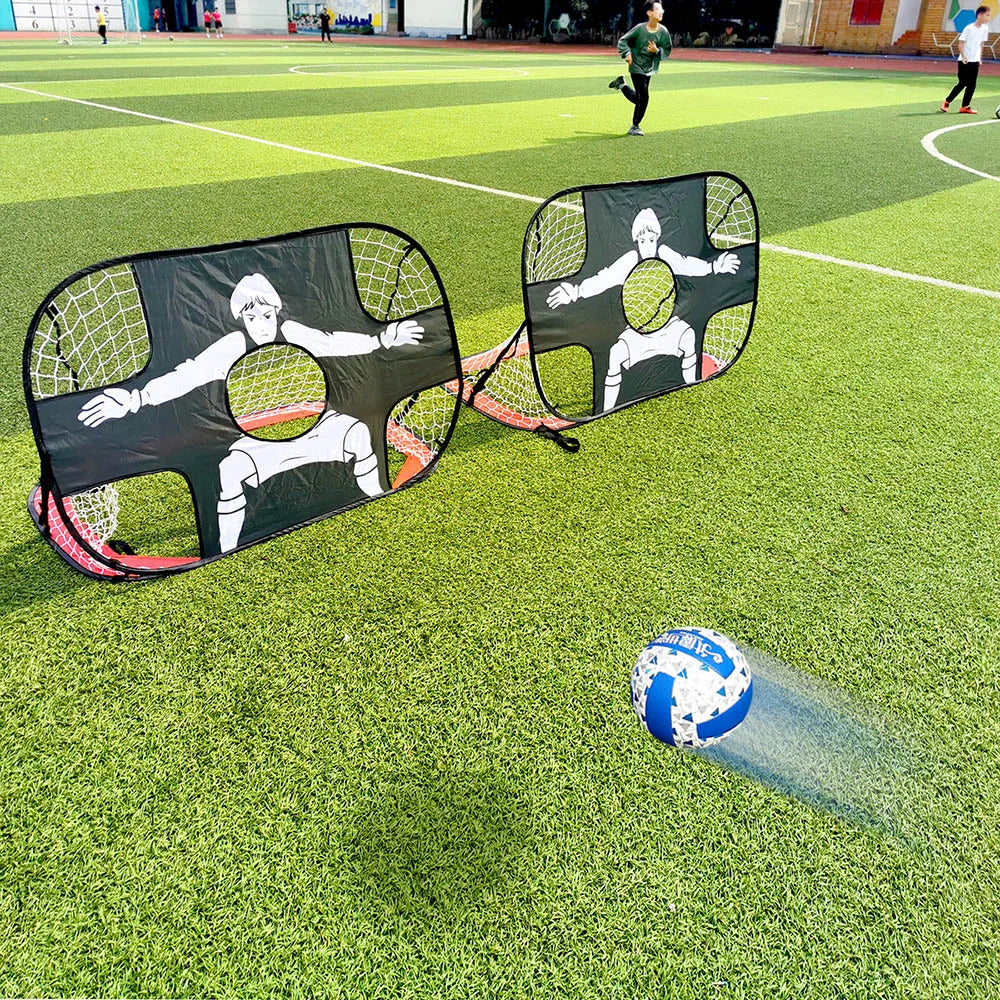 Foldable Nylon Football Goal Net - Portable Soccer Goal for Adults & Kids | Ideal for Indoor and Outdoor Play - Premium  from Lizard Vigilante - Just $33.99! Shop now at Lizard Vigilante