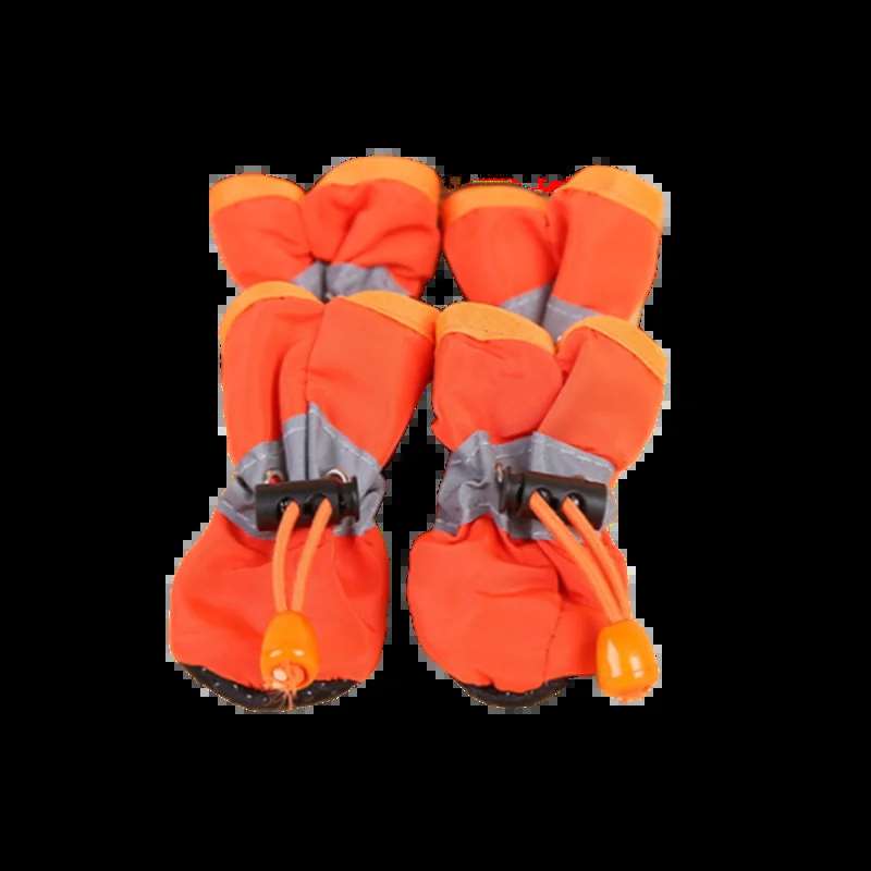4pcs/set Waterproof Pet Dog Shoes Anti-Slip Rain Boots Footwear for Small Cats Dogs Puppy Dog Pet Booties Pet Paw Accessories - Premium dog apparel from Lizard Vigilante - Just $14.99! Shop now at Lizard Vigilante