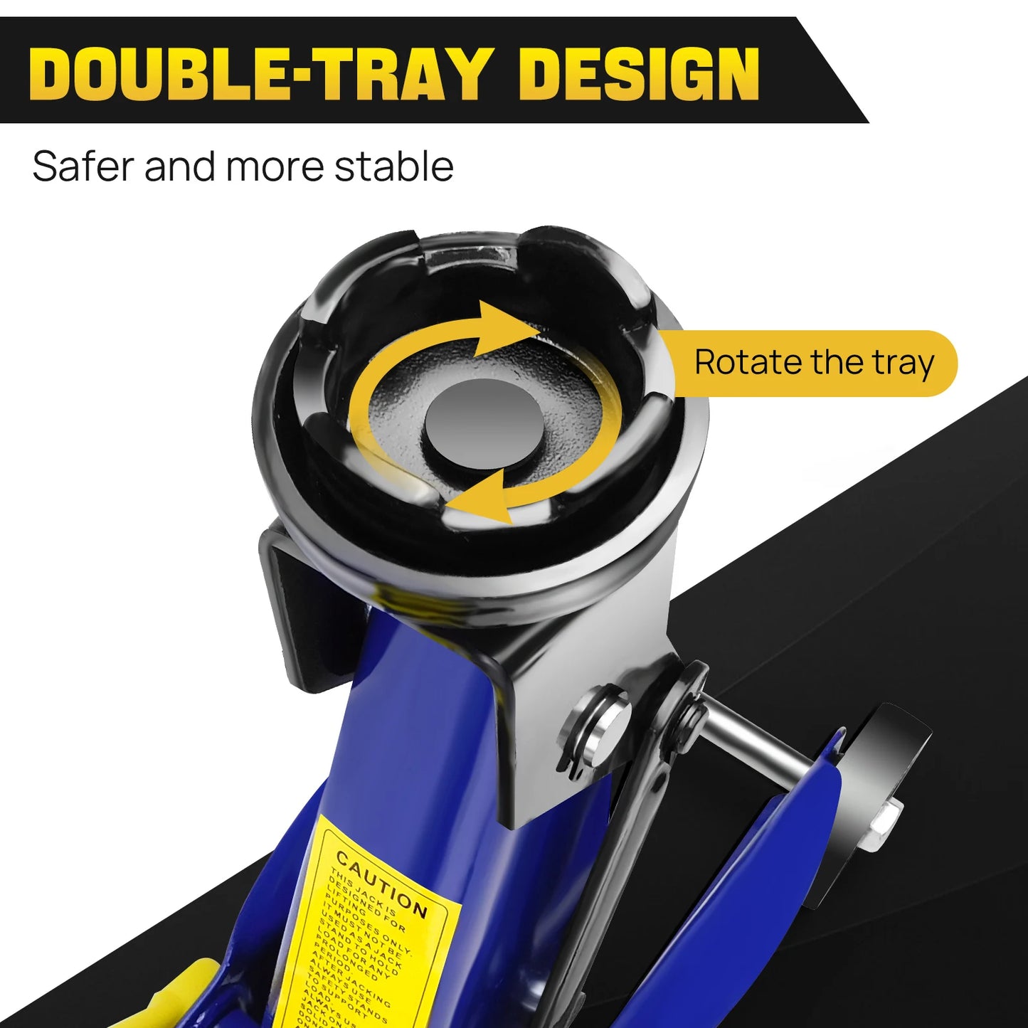 DayPlus 2 Ton Steel Trolley Jack – Hydraulic Heavy Duty Car Lift With Carry Case, Street Mechanic Chaos Edition 🔧💀