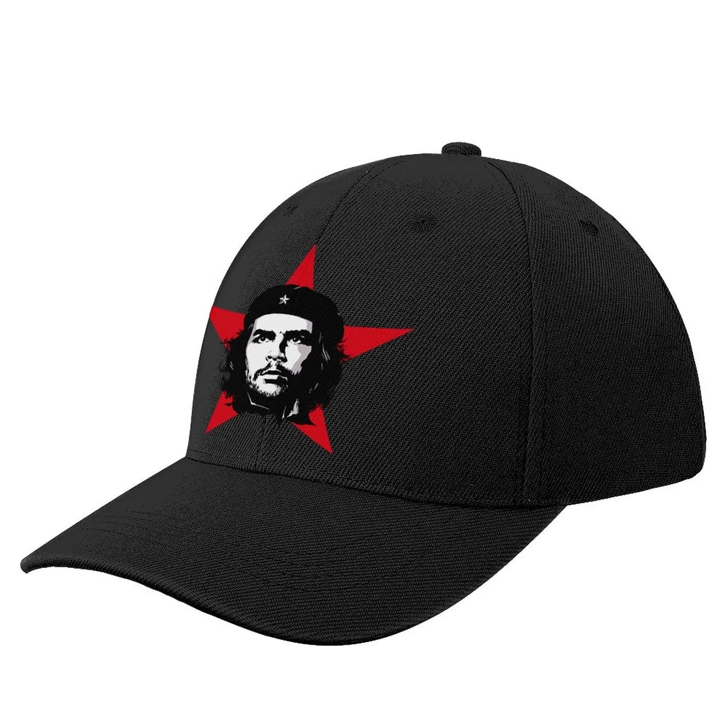 Che Guevara Baseball Cap – Traditional Hipster Hat with Cartoon Logo - Premium Baseball cap from Lizard Vigilante - Just $23.88! Shop now at Lizard Vigilante