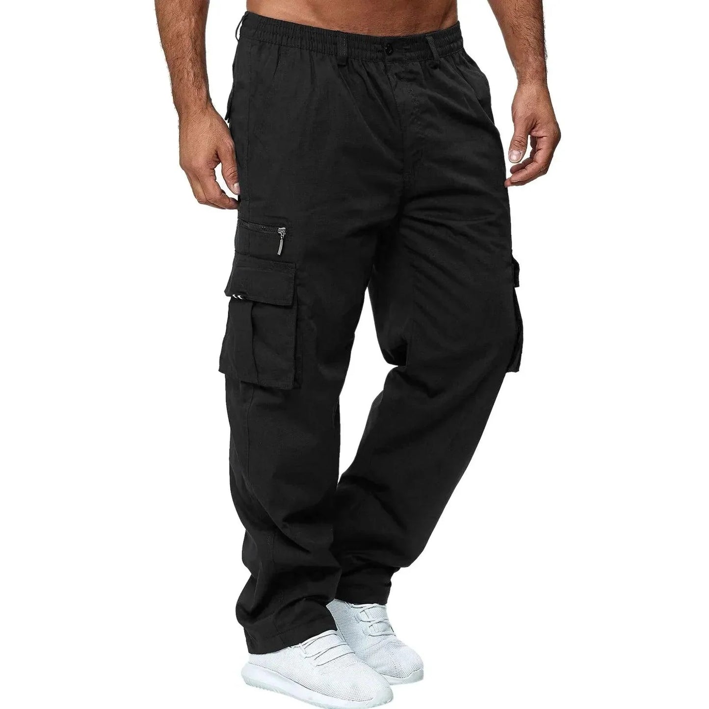 Men's Fashion Track Pants - Casual Streetwear Joggers, Hip Hop Gym Sweatpants with Pockets - Premium track pants from Lizard Vigilante - Just $23.88! Shop now at Lizard Vigilante