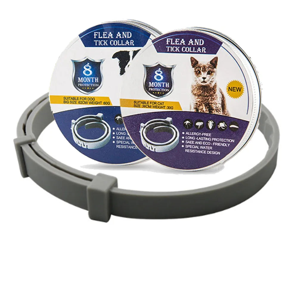 Easy To Use, Dog and Cat Anti-Flea & Tick Collar – 8-Month Protection for Pets - Premium flea collar from Lizard Vigilante - Just $22.88! Shop now at Lizard Vigilante