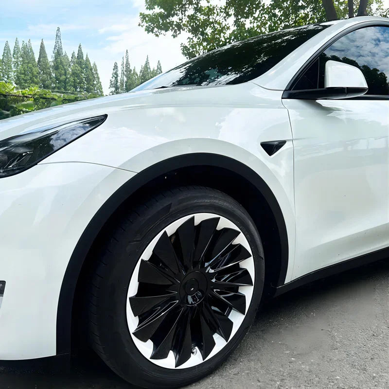 4PCS HubCap Performance  Automobile Replacemen Hub cap Full Rim Cover Accessories Wheel Caps for Tesla Model Y 19 Inch 2020-2024 - Premium  from Lizard Vigilante - Just $179.99! Shop now at Lizard Vigilante