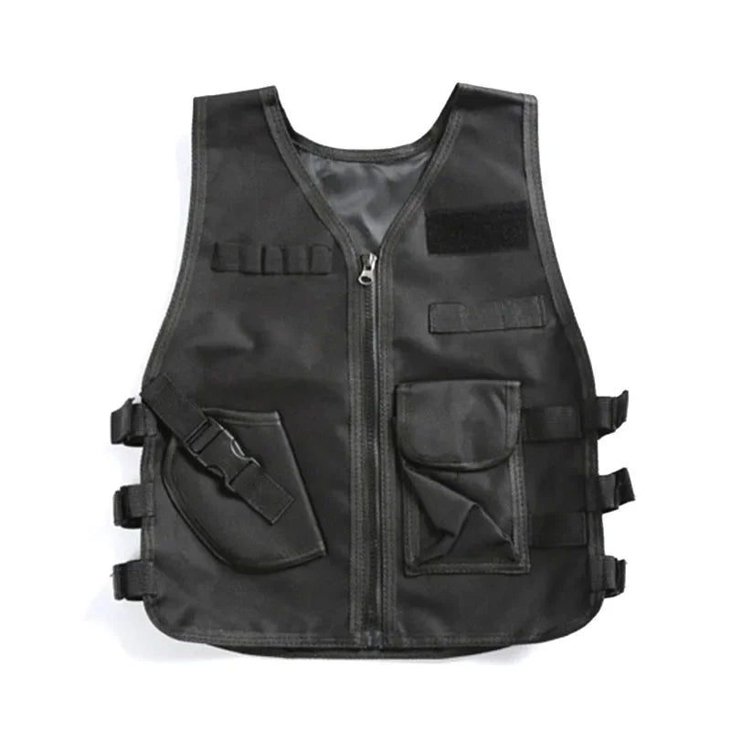 Kids' Tactical Camouflage Vest – Outdoor CS Game, Hunting, Fishing & Cosplay Gear for Boys and Girls - Premium vest from Lizard Vigilante - Just $28.88! Shop now at Lizard Vigilante