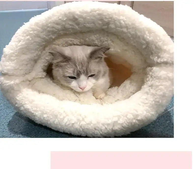 Tunnel Cat Nest Dog Nest Four Seasons Universal Warm Closed Cat Bed Pet Supplies Cartoon Cat Nest Mat Pet Mat Pet Sleeping Bag